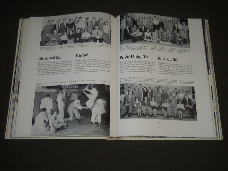 1955 TERRAPIN UNIVERSITY OF MARYLAND COLLEGE YEARBOOK - GREAT PHOTOS - YB 1165