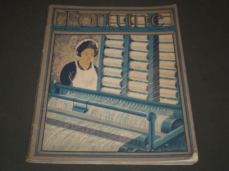 1935 JULY FORTUNE MAGAZINE - GREAT COVER & ADS - F 65
