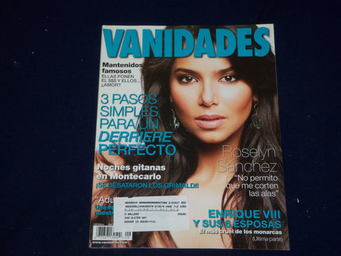 2007 APRIL 24 VANIDADES MAGAZINE - ROSELYN SANCHEZ COVER - SP 9867