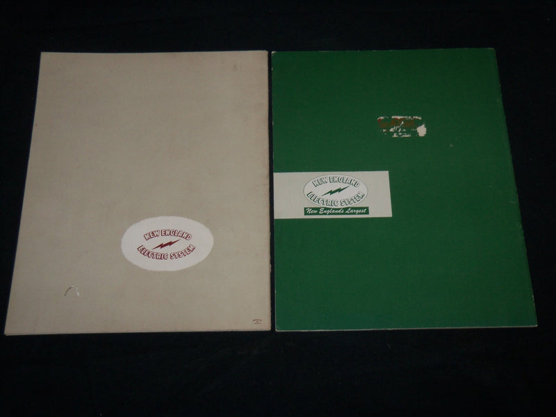1953-1954 NEW ENGLAND ELECTRIC SYSTEM ANNUAL REPORT LOT OF 2 - J 6643