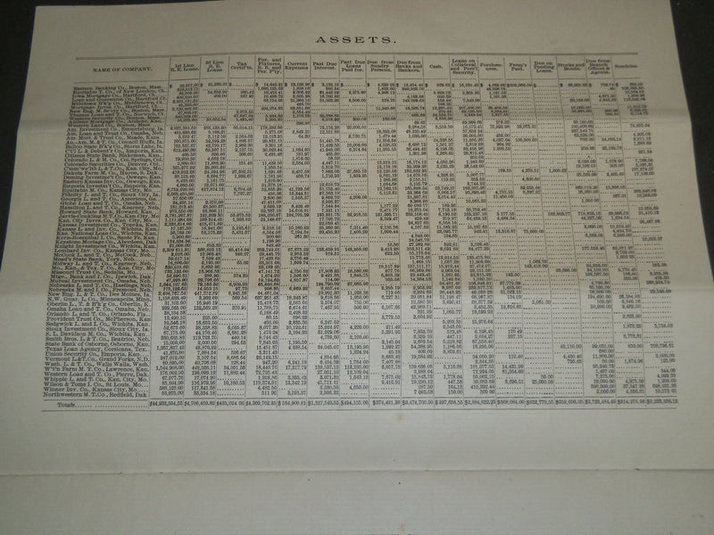 1900 MARCH AMERICAN INVESTMENTS NEWSPAPER VOLUME 1 NO. 3 - BUFFALO - NP 4249