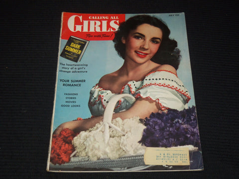 1948 JULY CALLING ALL GIRLS MAGAZINE - YOUR SUMMER ROMANCE - E 16261