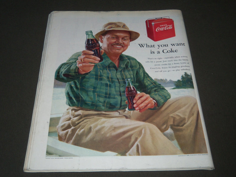 1952 JUNE 14 THE SATURDAY EVENING POST MAGAZINE - ILLUSTRATED COVER - SP 1920
