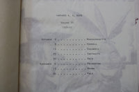 1954 HARVARD FOOTBALL PROGRAMS - BOUND VOLUME - TED KENNEDY - KD 9571