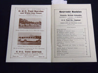 1950'S VICTORIA - YESTERDAY TO-DAY TO-MORROW BOOK - BRITISH COLUMBIA - J 8188