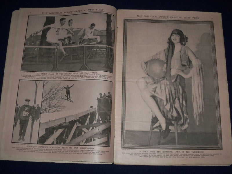 1925 MAR 14 NATIONAL POLICE GAZETTE - NATALIE KINGSTON - JACK DEMPSEY - SP 3056