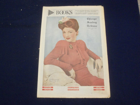 1944 JUNE 18 CHICAGO TRIBUNE BOOKS SECTION - ANNE BAXTER - NP 4877