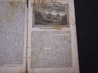 1835 JUNE-DECEMBER THE PHILADELPHIA VISITER VOLUME 1 - NICE ILLUS. - KD 3400H