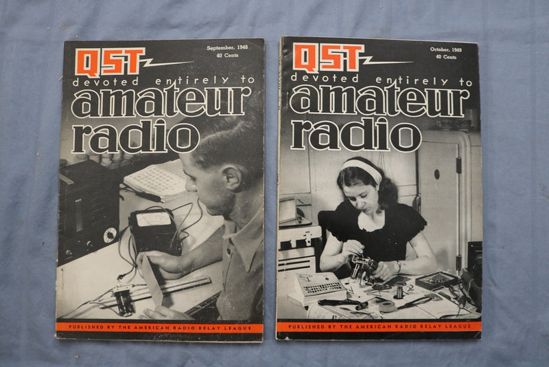 1934-1951 QST AMATEUR RADIO MAGAZINE - LOT OF 18 - O 3912