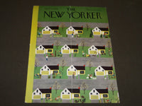 1958 APRIL 19 NEW YORKER MAGAZINE FRONT COVER ONLY - GREAT ART FOR FRAMING