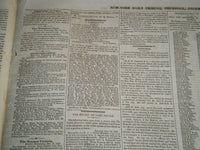 1858 DECEMBER 24 & 30 NEW YORK TRIBUNE NEWSPAPER LOT OF 2 - NP 4171