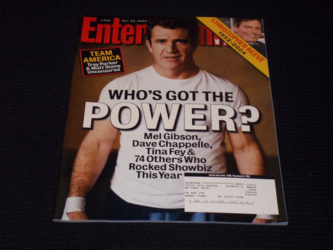 2004 OCTOBER 22 ENTERTAINMENT WEEKLY MAGAZINE - MEL GIBSON COVER - E 12381