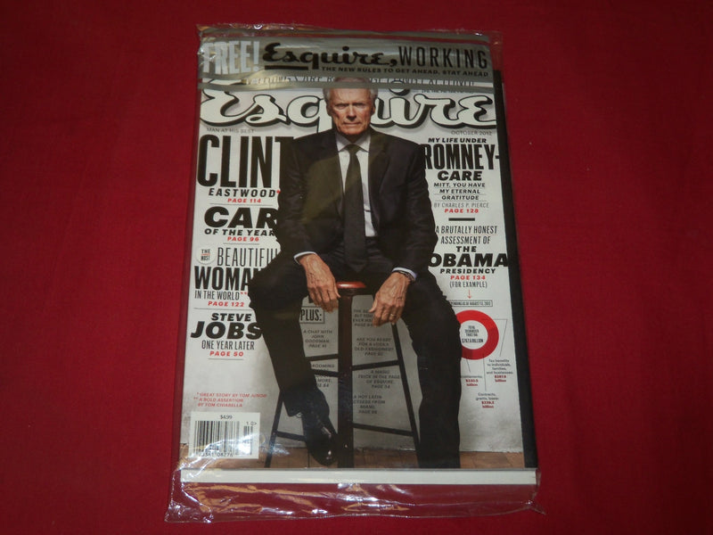 2012 OCTOBER ESQUIRE MAGAZINE - CLINT EASTWOOD COVER - RC 1318