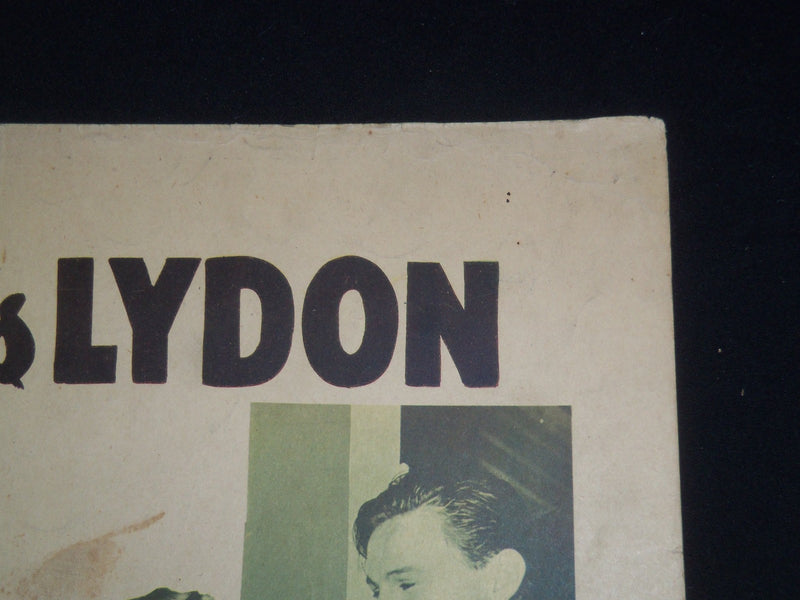 1944 THE TOWN WENT WILD 1/2 SHEET MOVIE POSTER - FREDDIE BARTHOLOMEW - P 484