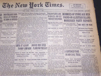 1924 JULY 6 NEW YORK TIMES - MUMMIES OF STONE AGE MEN FOUND - NT 5100