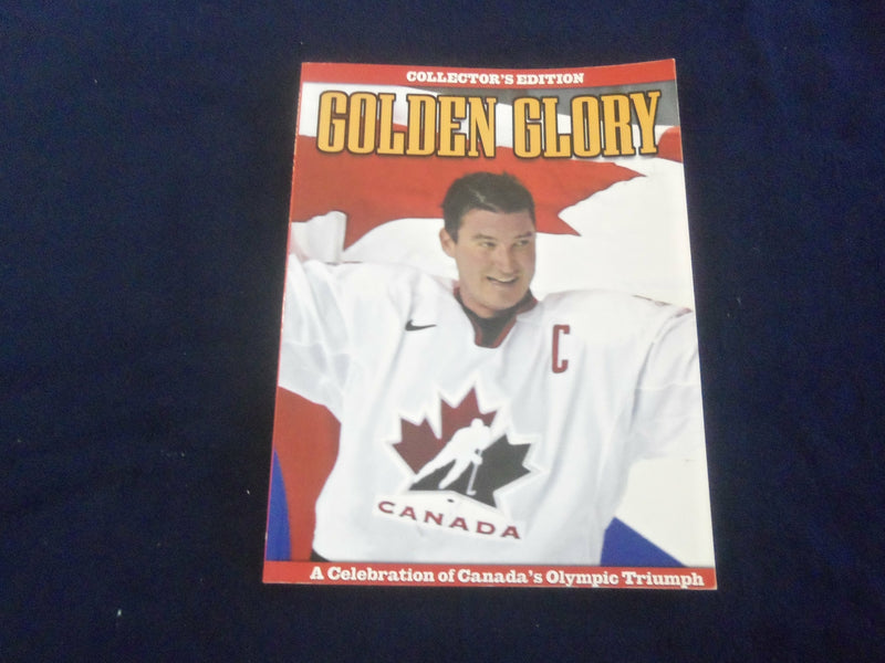2002 GOLDEN GLORY MAGAZINE - A CELEBRATION OF CANADA'S OLYMPIC TRIUMPH - F 254N