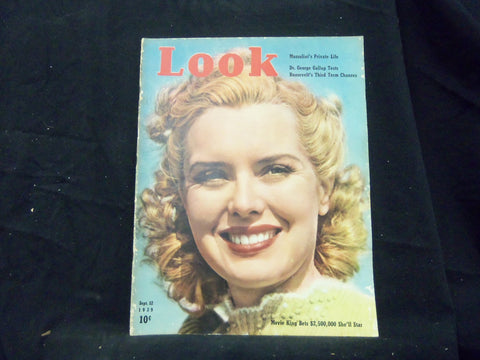 1939 SEPT 12 LOOK MAGAZINE - BRENDA JOYCE COVER - GREAT PHOTOS & ADS - ST 1438
