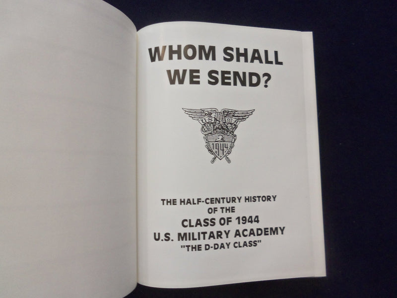 1995 WHOM SHALL WE SEND HARDCOVER BOOK - KD 1111I