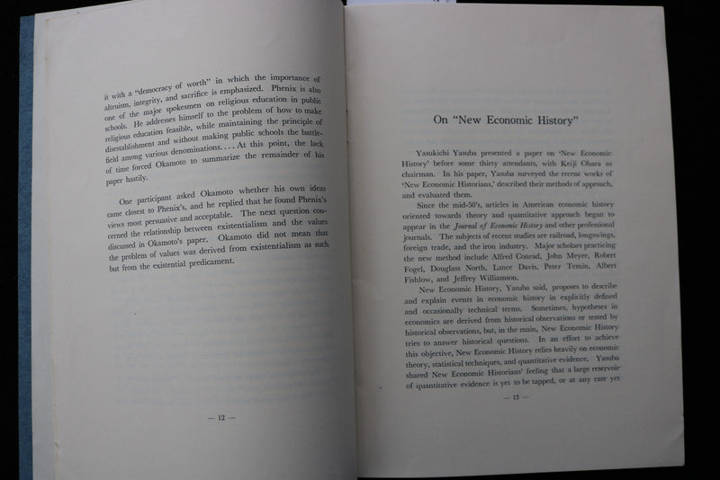 1968 THE JAPANESE ASSOCIATION FOR AMERICAN STUDIES MEETING - SOFTCOVER - K 3066