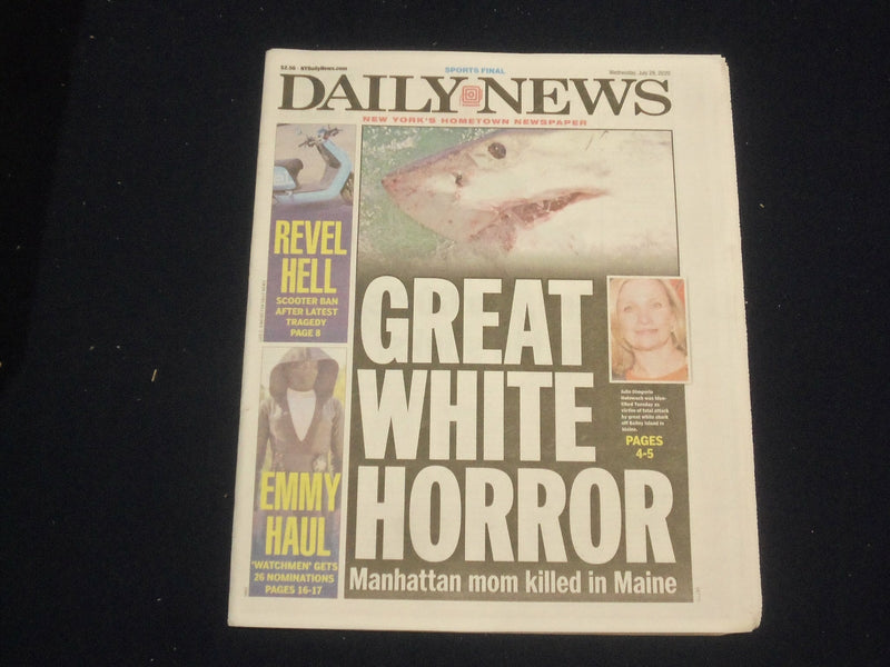 2020 JULY 29 NEW YORK DAILY NEWS NEWSPAPER - VIRUS CANCELS YANKEES OPENER