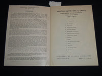 1960'S MEXICAN NATIVE ARTS & CRAFTS BOOK BY LUIS COVARRUBIAS - J 8550