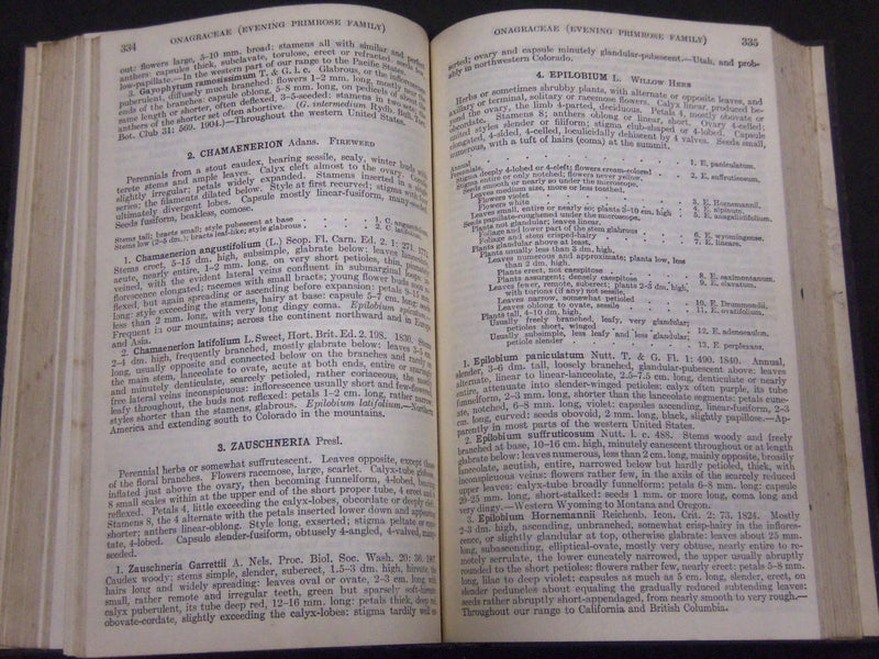 1909 NEW MANUAL OF BOTANY OF THE ROCKY MOUNTAINS BY JOHN COULTER BOOK - KD 5807