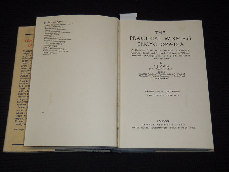 1937-1938 WIRELESS COILS, CHOKES & TRANSFORMERS BY CAMM BOOK LOT OF 2 - KD 4065E