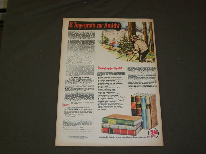 1956 MAY 1 FILM REVIEW (GERMAN) MAGAZINE - NICE PHOTOS, ARTICLES & ADS - B 3970