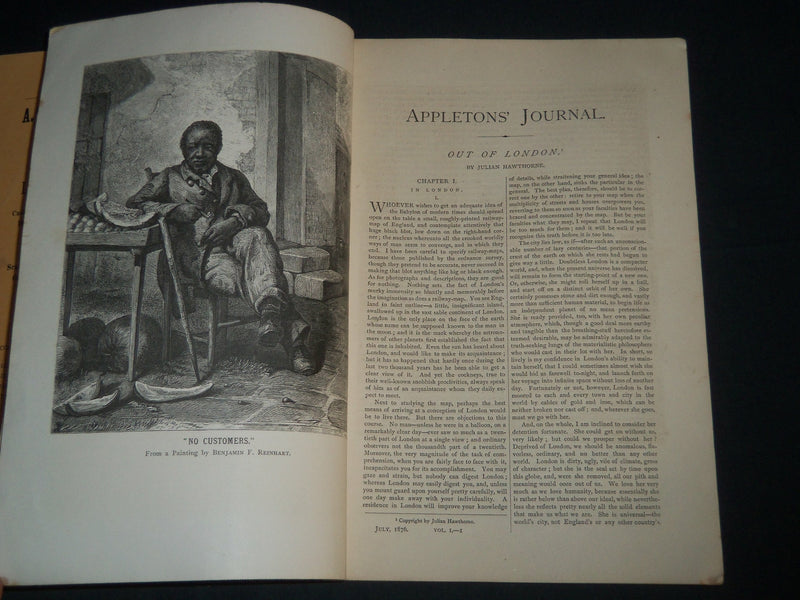 1876-1877 APPLETONS' JOURNAL MAGAZINE LOT OF 6 ISSUES - NICE ILLUS. - WR 1199G