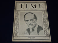 1926 APRIL 12 TIME MAGAZINE - LORD IRWIN VICEROY TO INDIA COVER - T 29