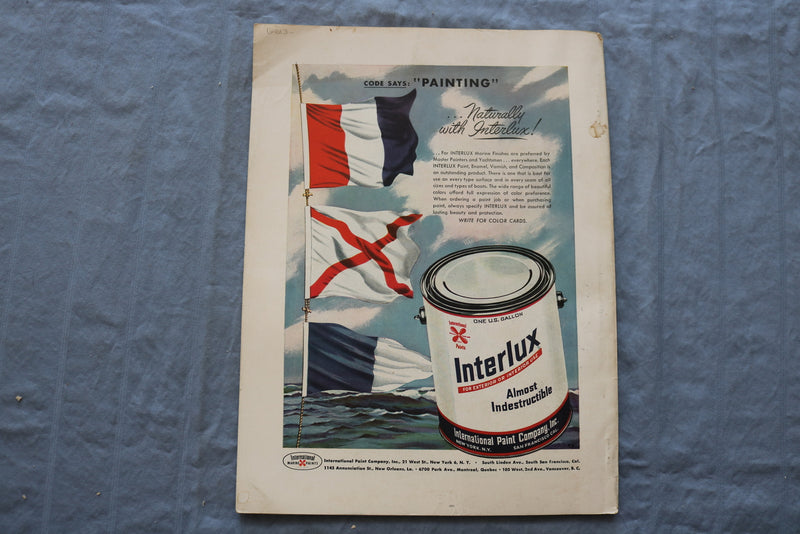 1953 MARCH YACHTING MAGAZINE - BOAT SHOWS - A.P.B.A.'S 50TH - E 9401