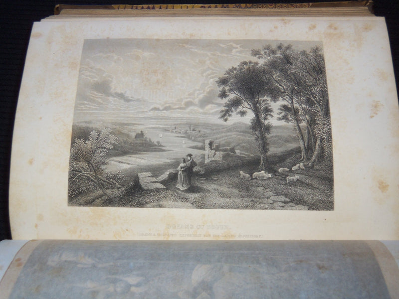 1857 THE LADIES' REPOSITORY MAGAZINE BOUND VOLUME - NICE ENGRAVINGS - KD 7885