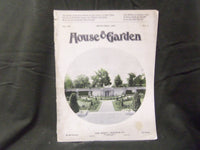 1907 SEPTEMBER THE HOUSE & GARDEN MAGAZINE - GREAT PHOTOS & ADS - ST 789
