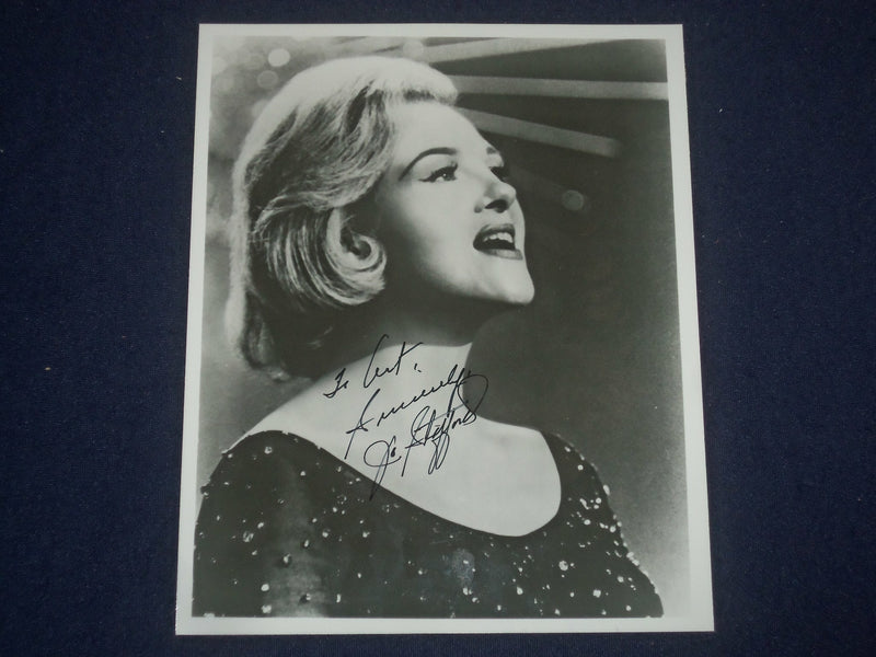 JO STAFFORD AUTOGRAPHED PHOTOGRAPH - J 6029