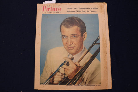 1953 NOVEMBER 29 DES MOINES PICTURE MAGAZINE - JIMMY STEWART COVER - E 23158
