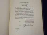 1919 STATE OF NEW YORK IN MEMORIAM THEODORE ROOSEVELT VOLUME - KD 3566