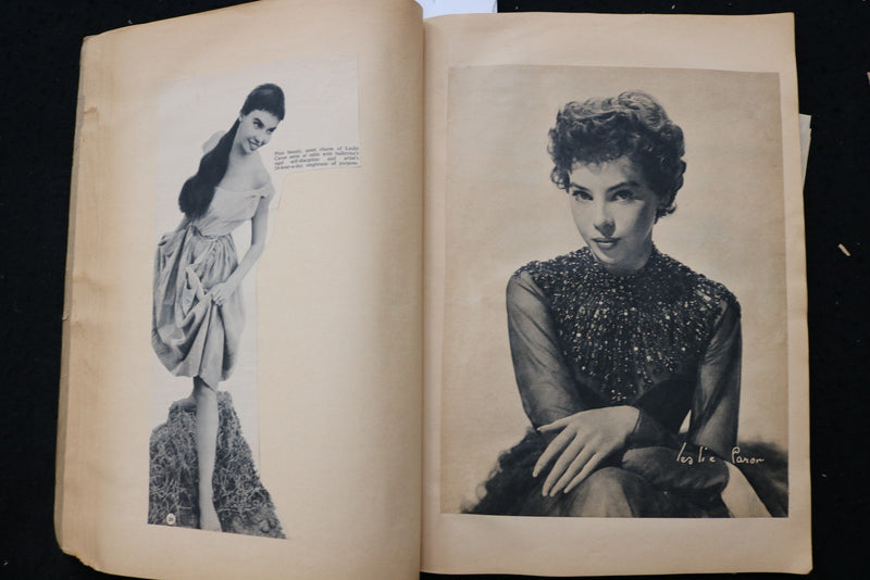 SUSAN STRASBERG - LESLIE CARON SCRAPBOOK - E 24906