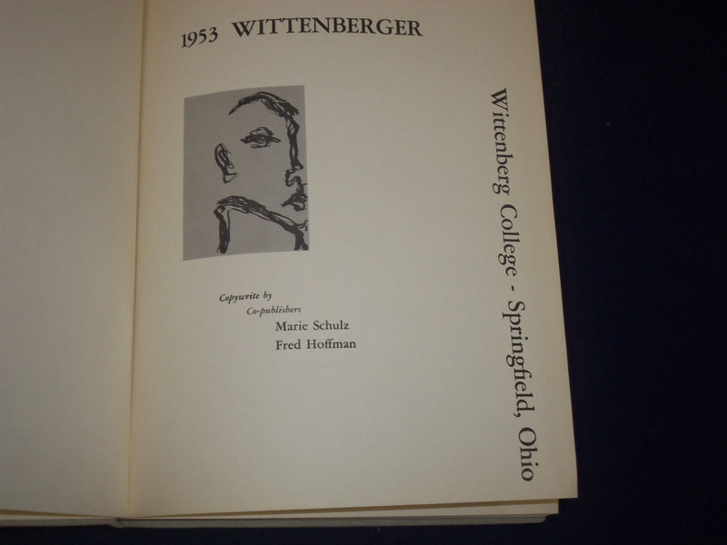 1953 WITTENBERGEN WITTENBERG OHIO COLLEGE YEARBOOK - GREAT PHOTOS - YB 146