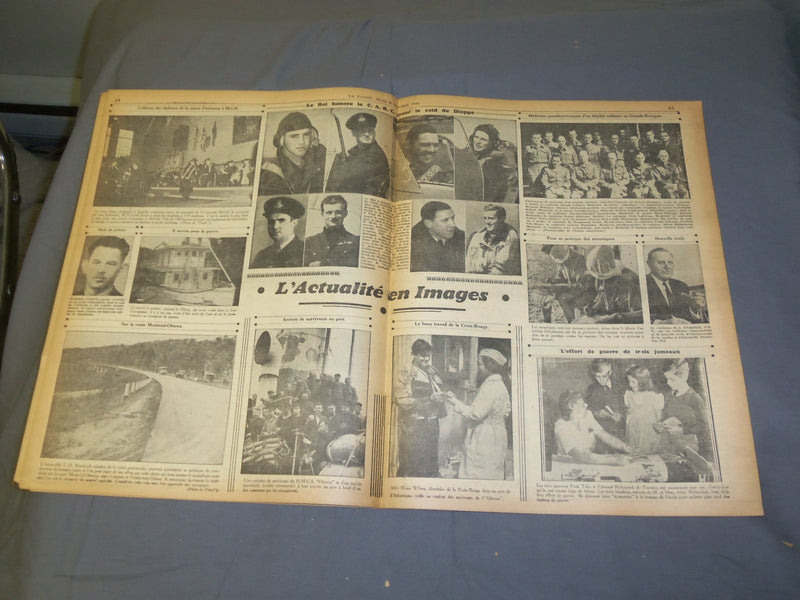 1942 OCT 8 LA PATRIE NEWSPAPER-FRENCH-LES RUSSES BRISENT LES LIGNES NAZIS-FR2096