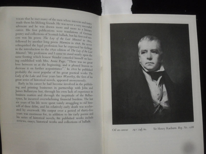 1964 SCOTT AND HIS CIRCLE SOFTCOVER BOOK - SCOTTISH NATIONAL GALLERY - J 9857