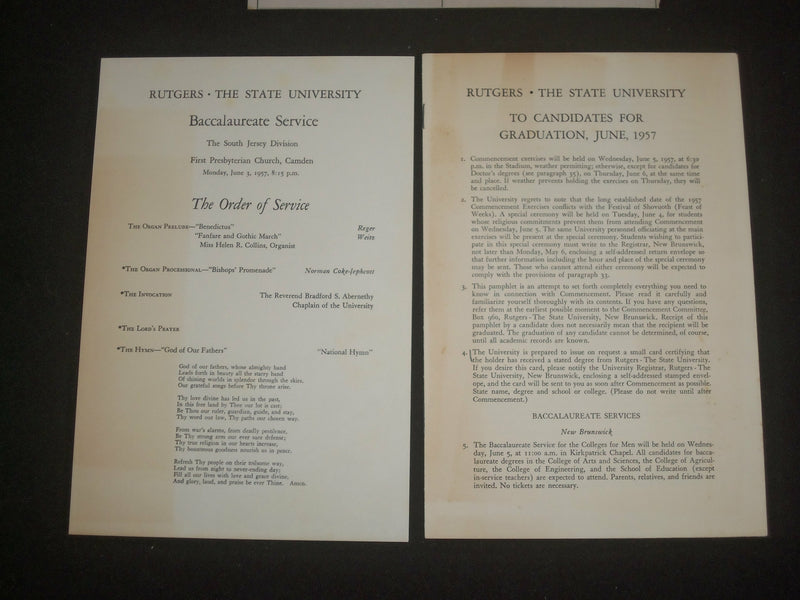 1957 RUTGERS COLLEGE OF SOUTH NEW JERSEY YEARBOOK - CAMDEN, NEW JERSEY - YB 2195