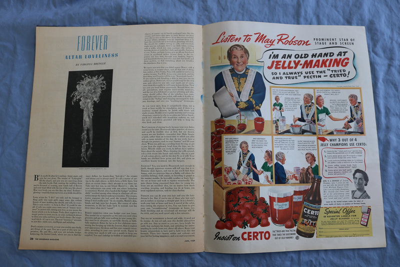 1939 JUNE HOUSEHOLD NEEDLECRAFT MAGAZINE - ILLUSTRATIONS/STORIES/ADS - SP 4784N