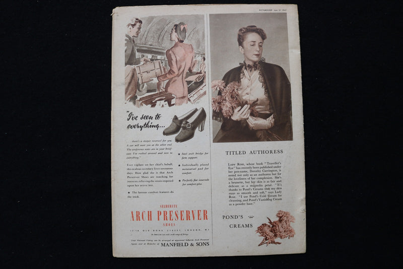 1947 JUNE 21 PICTUREGOER MAGAZINE - PATRICIA ROC COVER - E 25975