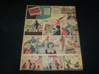 1963 NY DAILY SUNDAY NEWS BABE RUTH COLORING COLLEGE COMICS LOT OF 3 - NP 5384