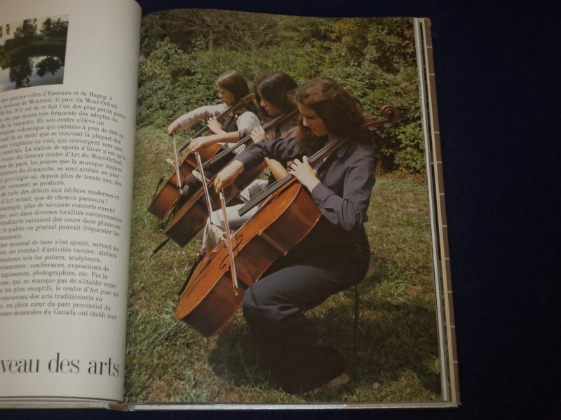 1984 LE TOUR DU QUEBEC EN 80 SITES HARDCOVER BOOK - FIRST EDITION - KD 2767
