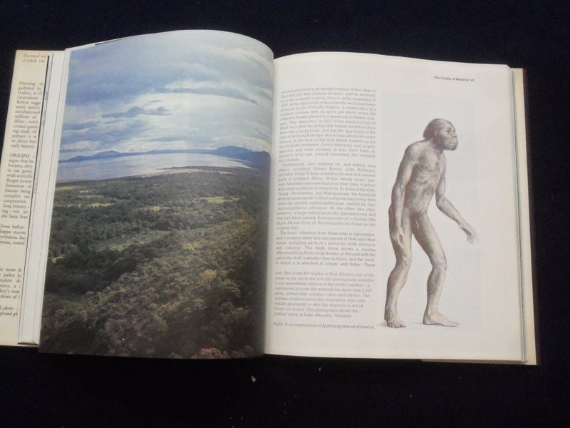1977 ORIGINS HARDCOVER BOOK BY RICHARED E. LEAKEY AND ROGER LEWIN - KD 8338