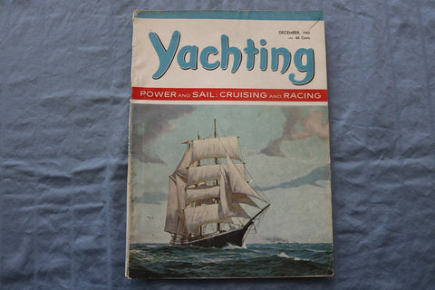 1962 DECEMBER YACHTING MAGAZINE - CRUISING AND RACING COVER - E 9451