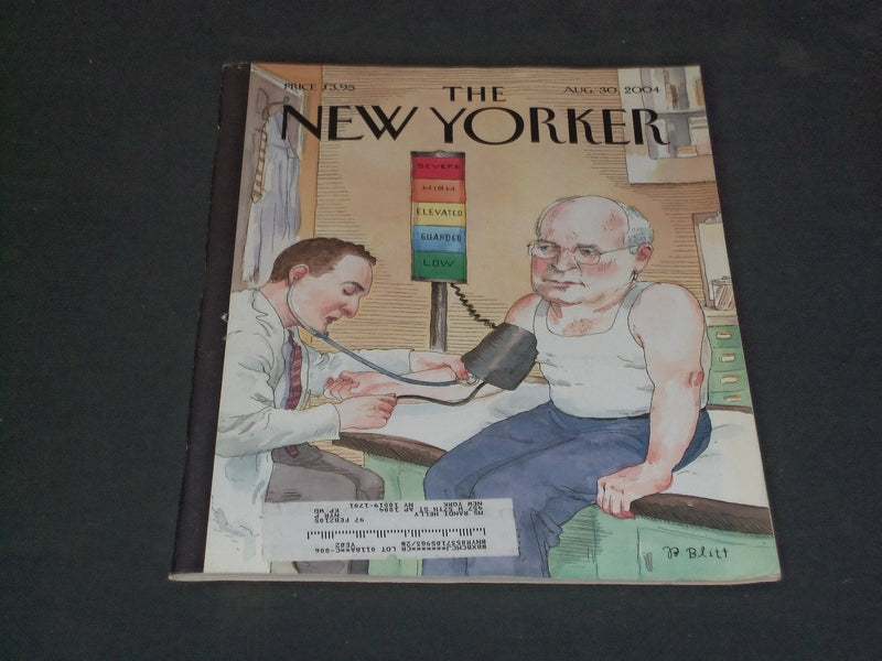 2004 AUGUST 30 THE NEW YORKER MAGAZINE - ILLUSTRATED COVER - NY 2011