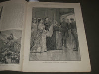 1893 JULY 10 THE ILLUSTRATED LONDON NEWS - WEDDING NUMBER- NICE PHOTO - SP 8323