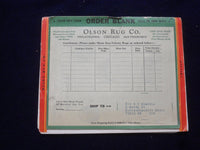 1930 OLSON DUO-VELVETY RUGS CATALOG - SOFTCOVER - J 9643
